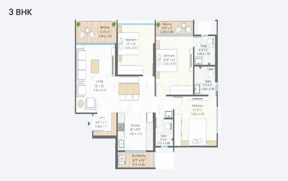 3 BHK